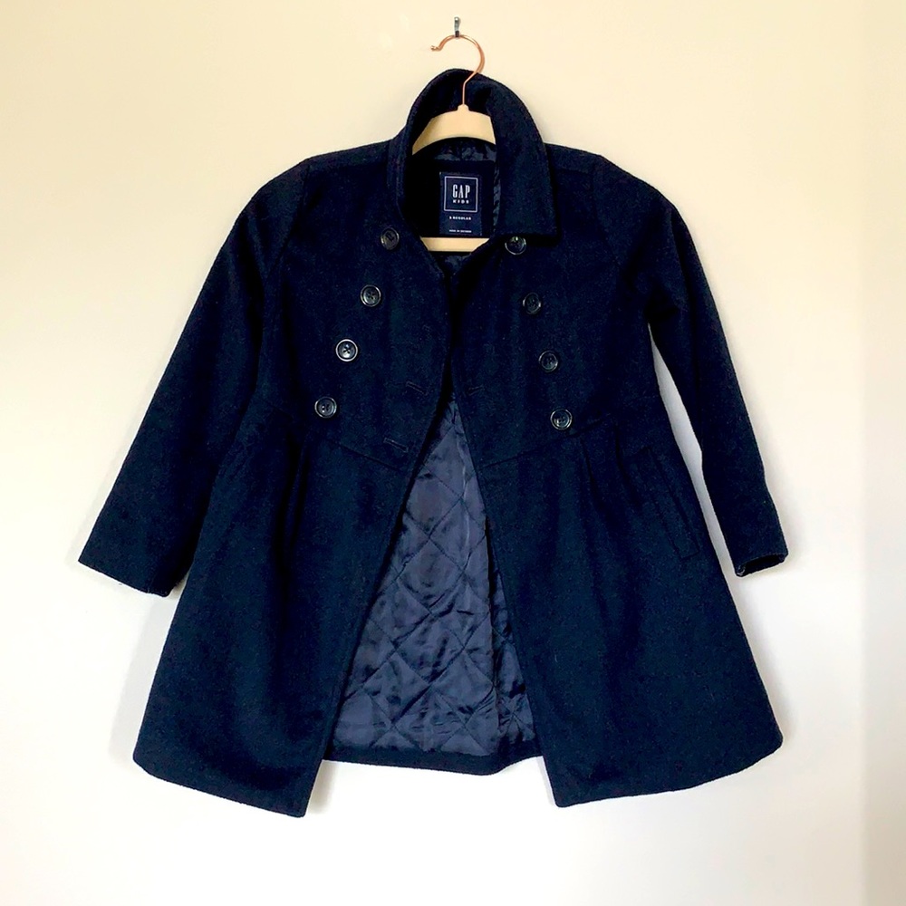 Gap Navy Wool Peacoat